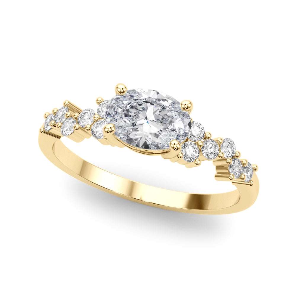 Whimsical Cluster Diamond Ring