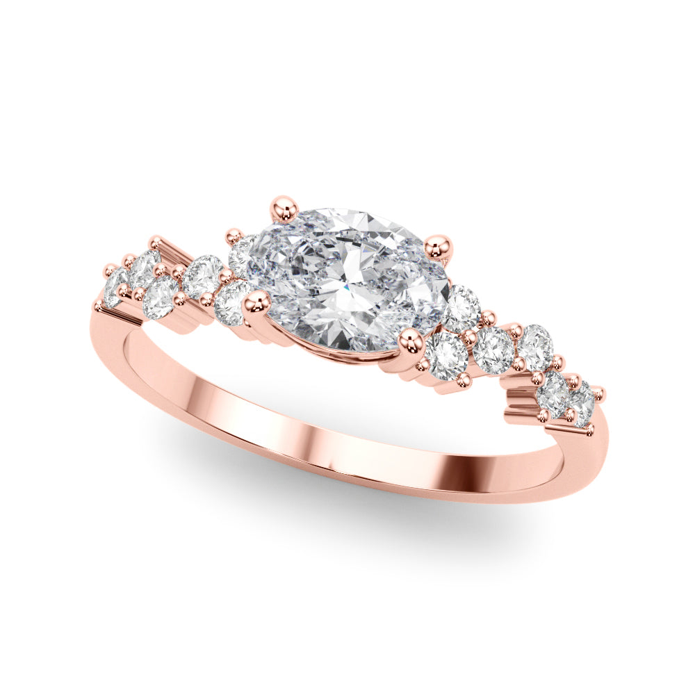 Whimsical Cluster Diamond Ring
