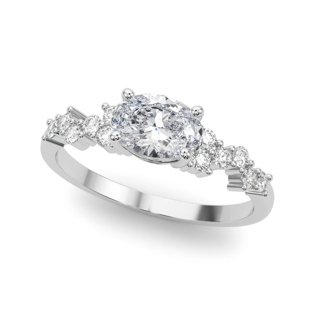 Whimsical Cluster Diamond Ring