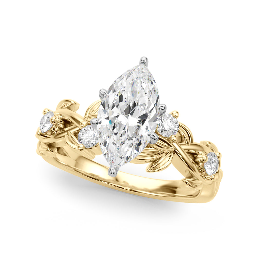 Floral Diamond Ring