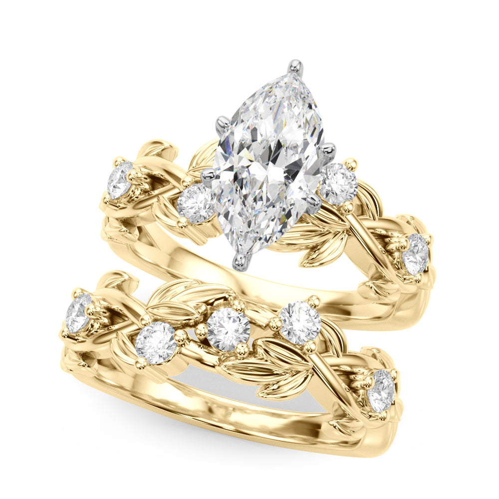 Floral Diamond Ring