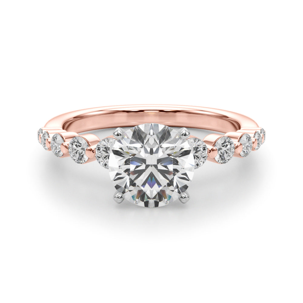 Single Row PR Engagement Ring