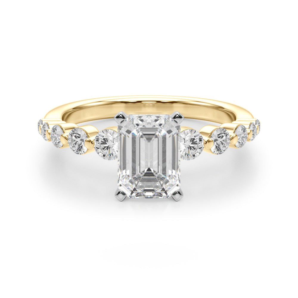 Single Row PR Engagement Ring