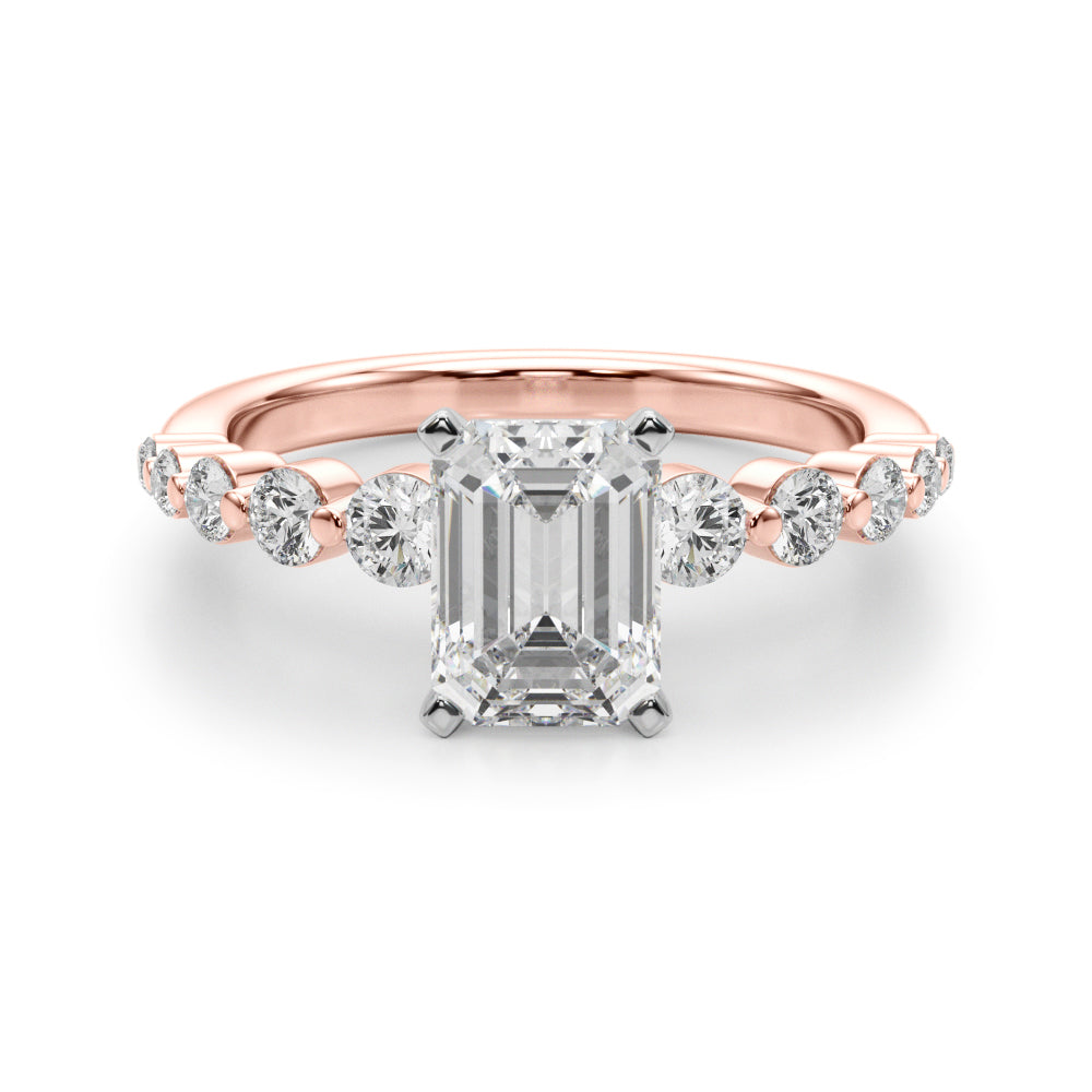 Single Row PR Engagement Ring