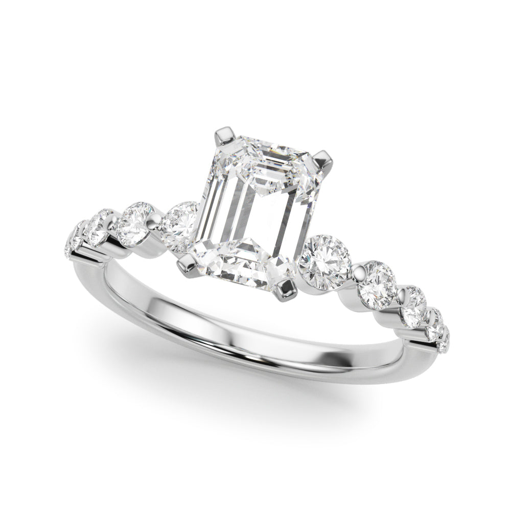 Single Row PR Engagement Ring