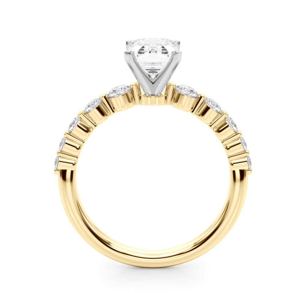 Single Row PR Engagement Ring