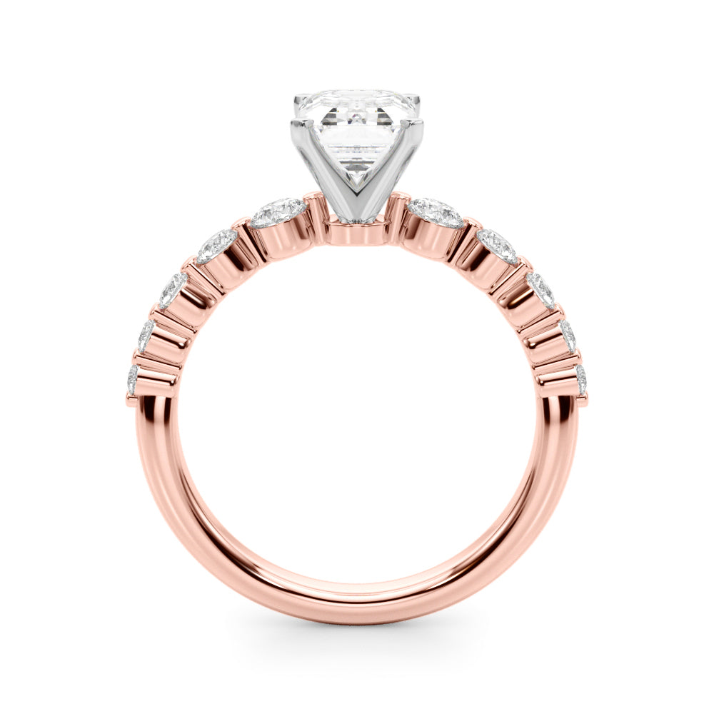 Single Row PR Engagement Ring