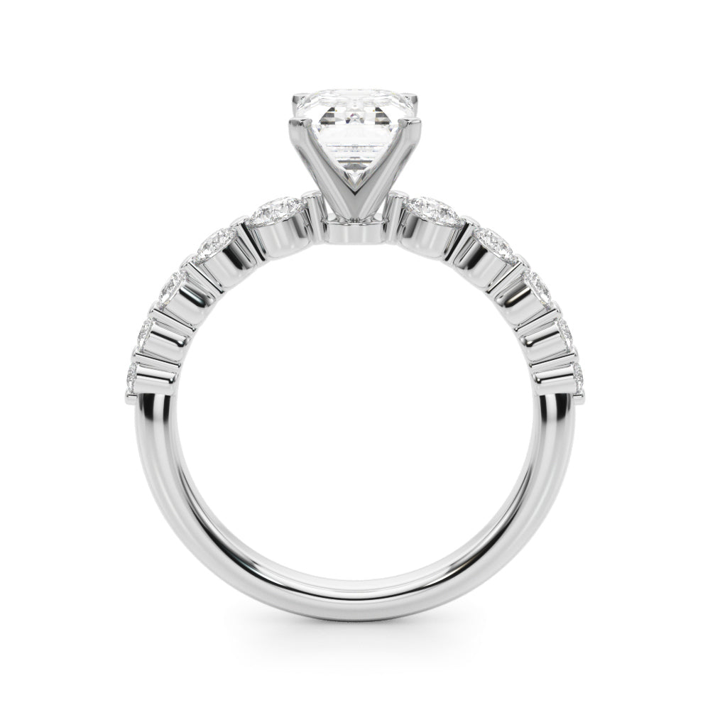 Single Row PR Engagement Ring