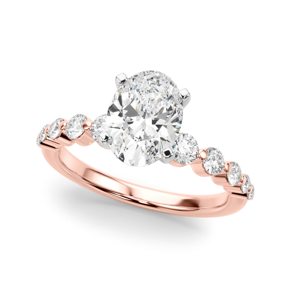Single Row PR Engagement Ring