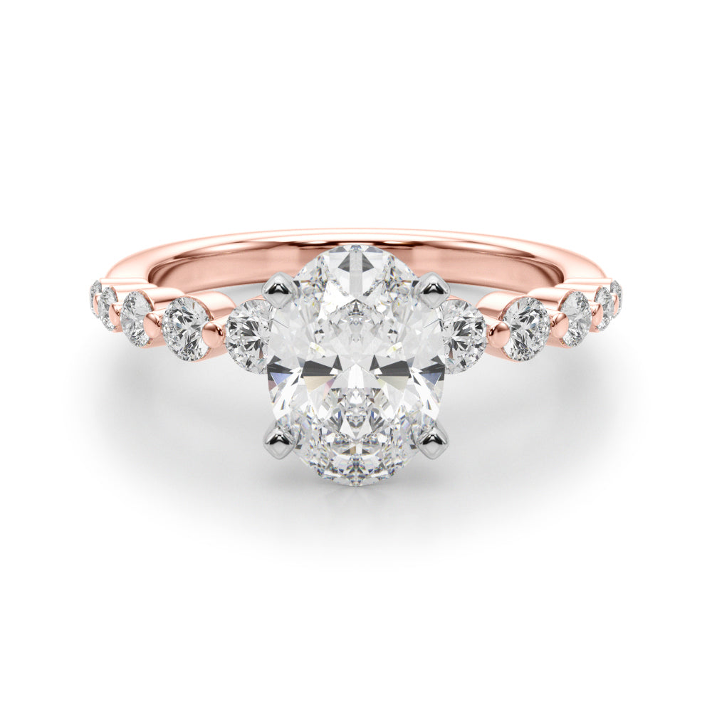 Single Row PR Engagement Ring