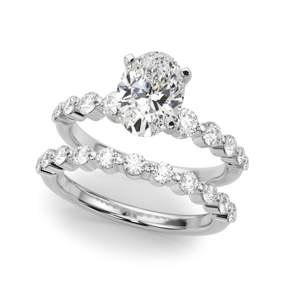 Single Row PR Engagement Ring