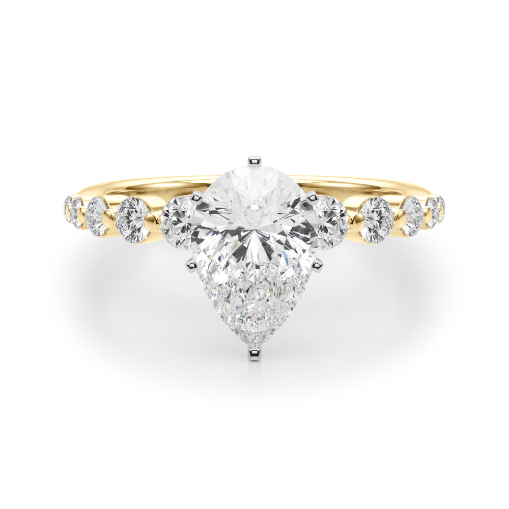 Single Row PR Engagement Ring