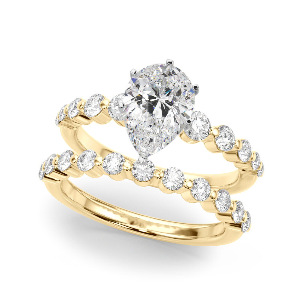 Single Row PR Engagement Ring