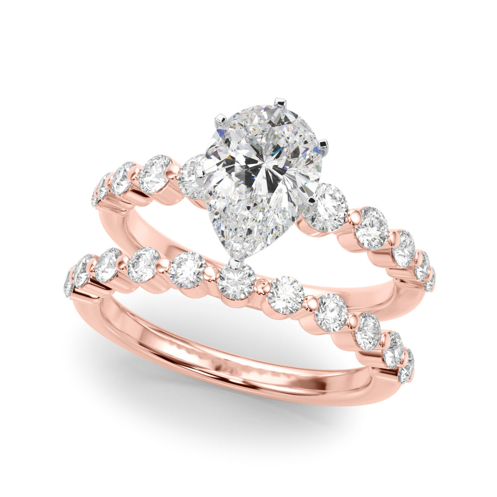 Single Row PR Engagement Ring