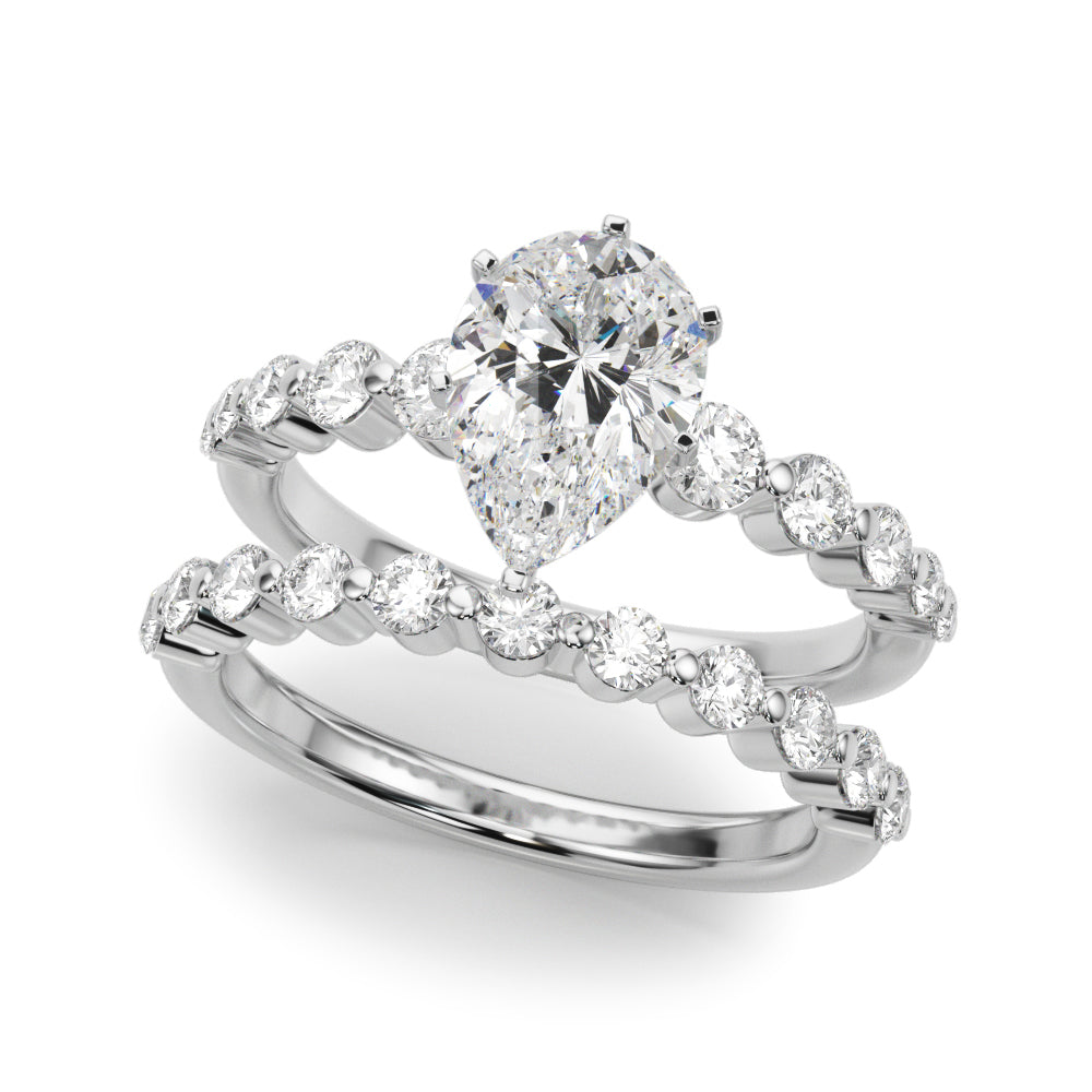 Single Row PR Engagement Ring