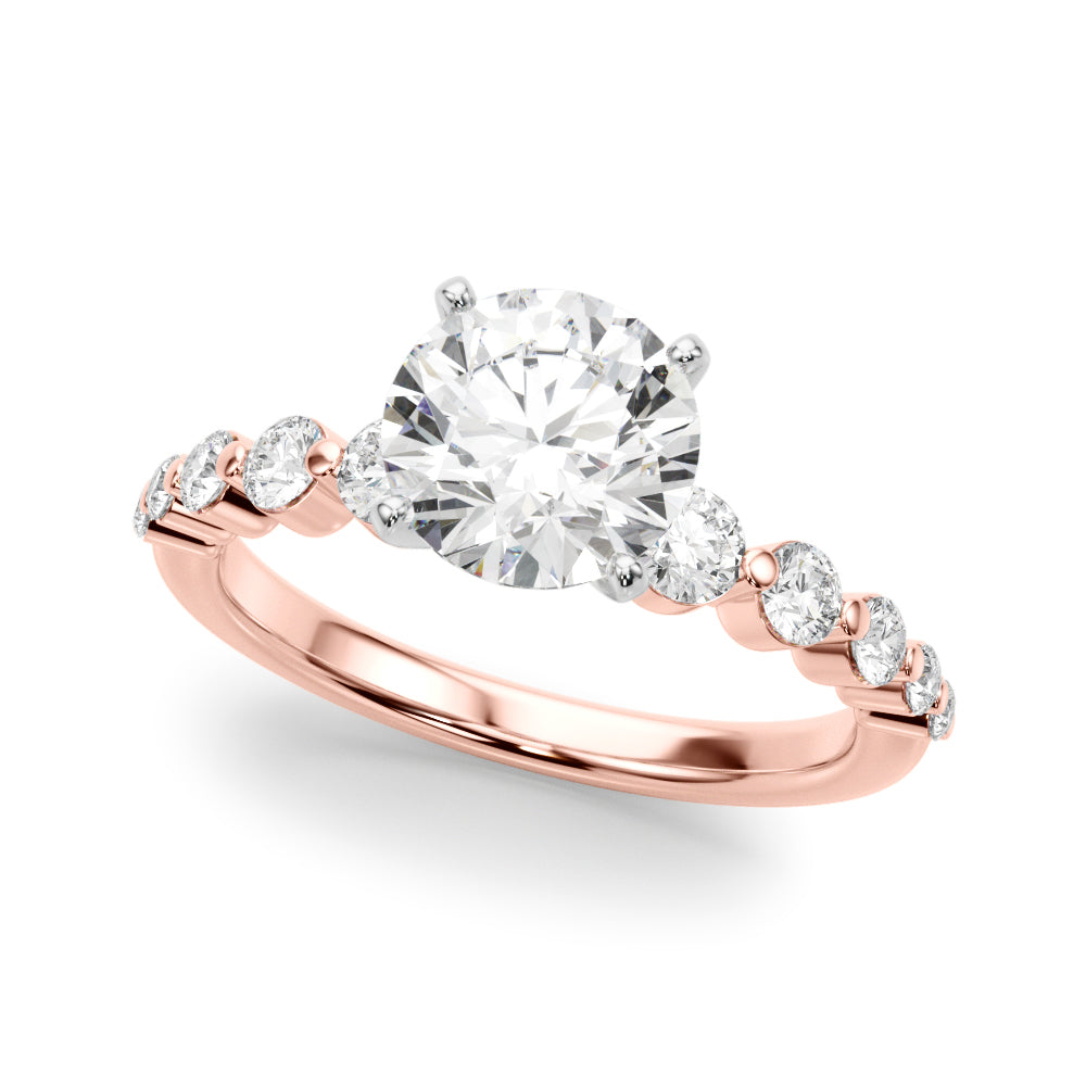 Single Row PR Engagement Ring