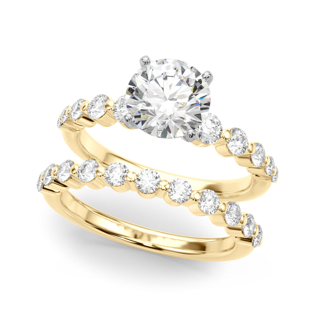 Single Row PR Engagement Ring