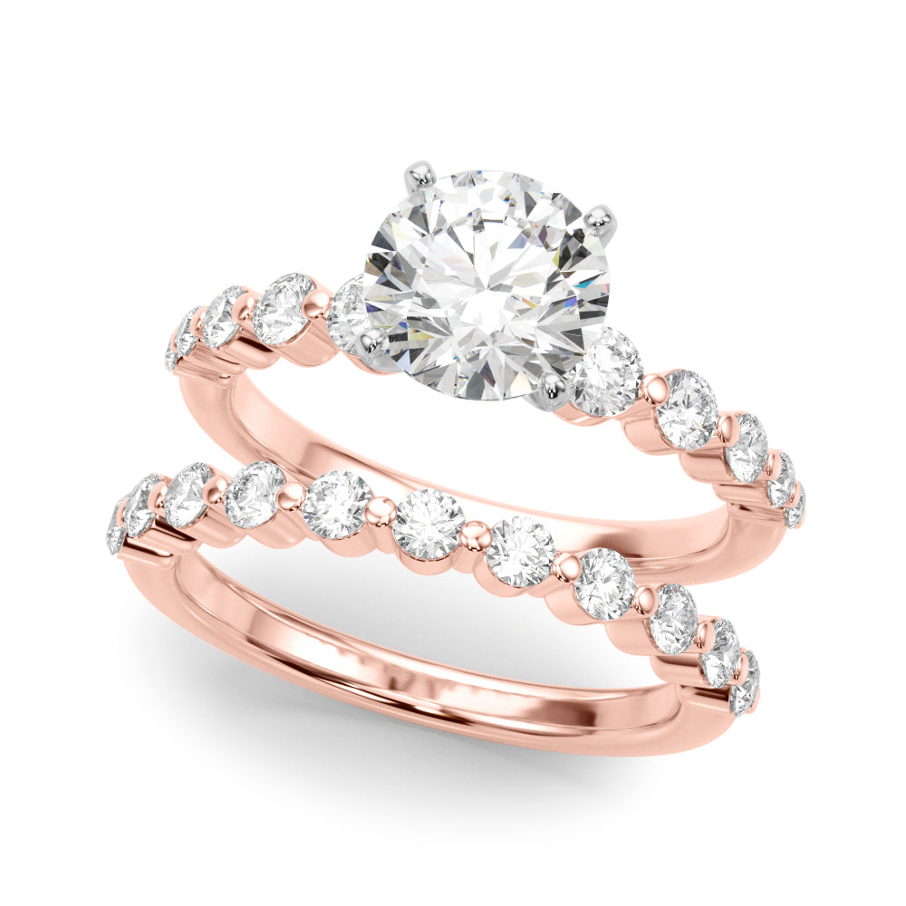 Single Row PR Engagement Ring