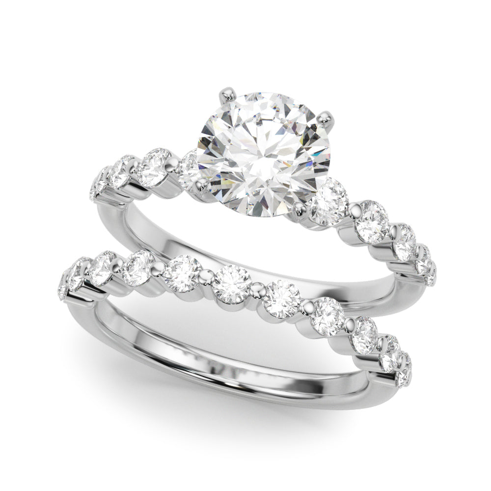 Single Row PR Engagement Ring