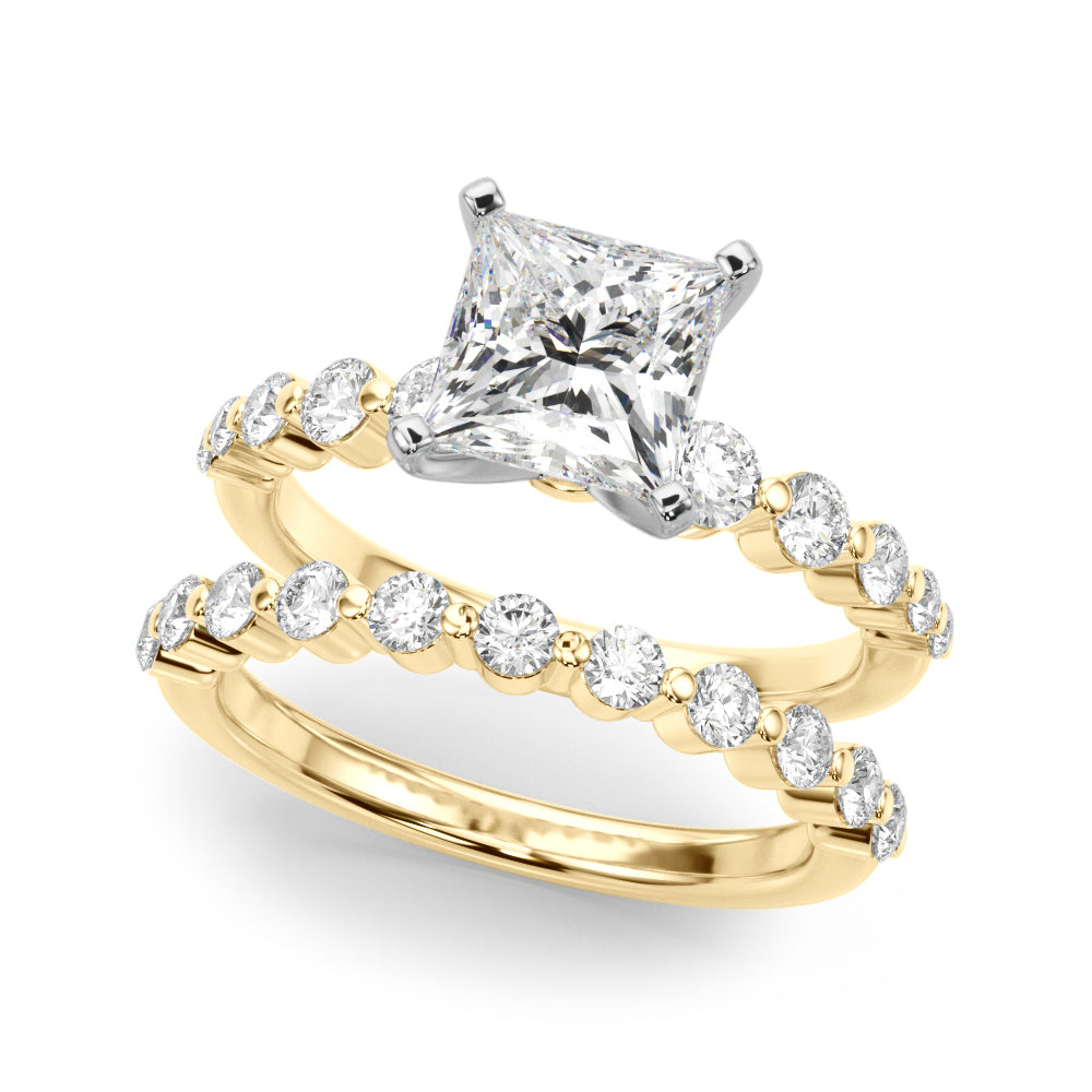 Single Row PR Engagement Ring