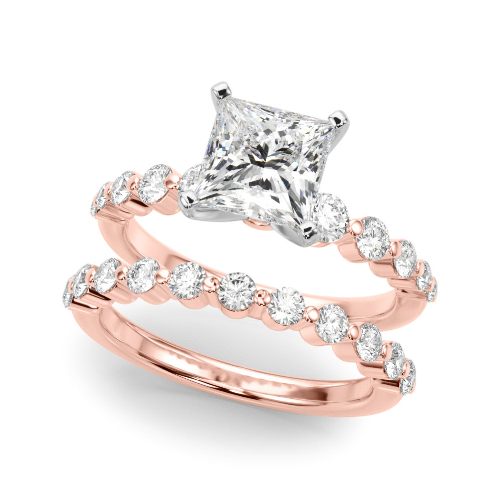 Single Row PR Engagement Ring