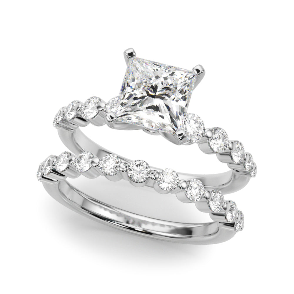 Single Row PR Engagement Ring