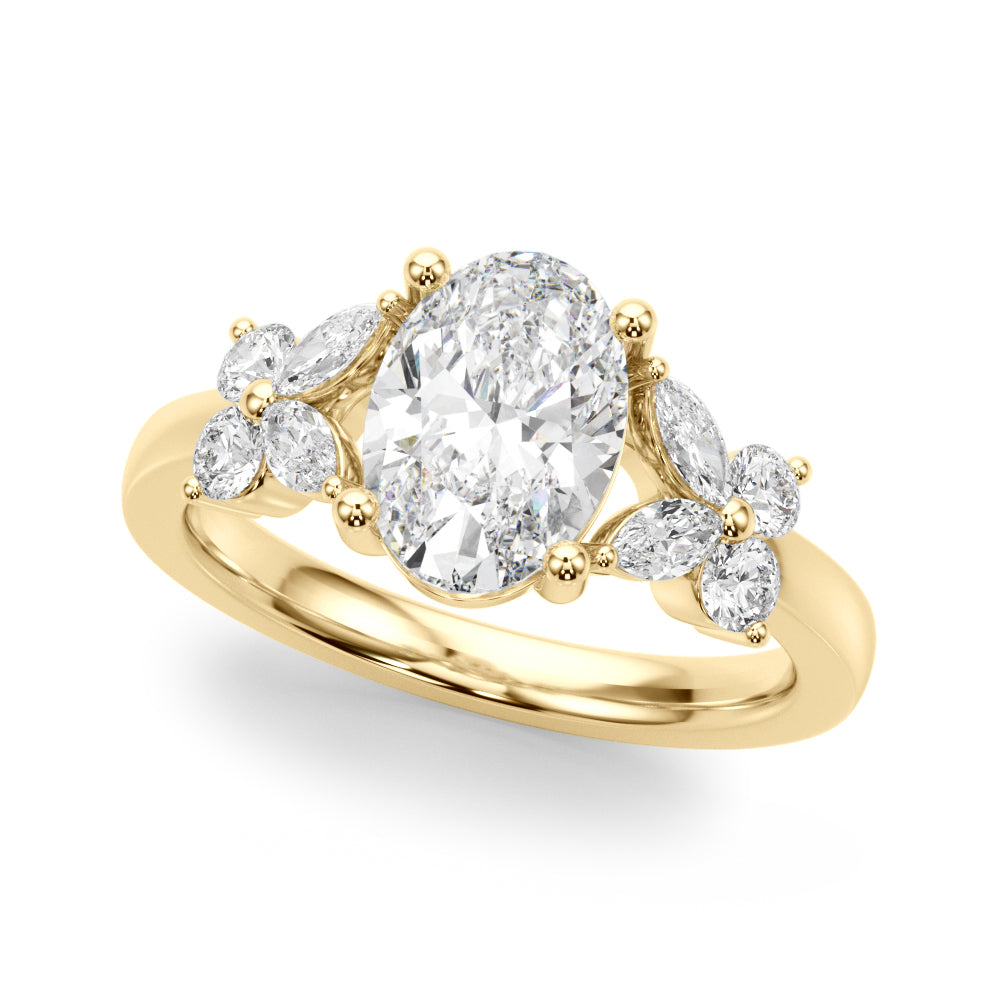 Marquise Cluster Ring