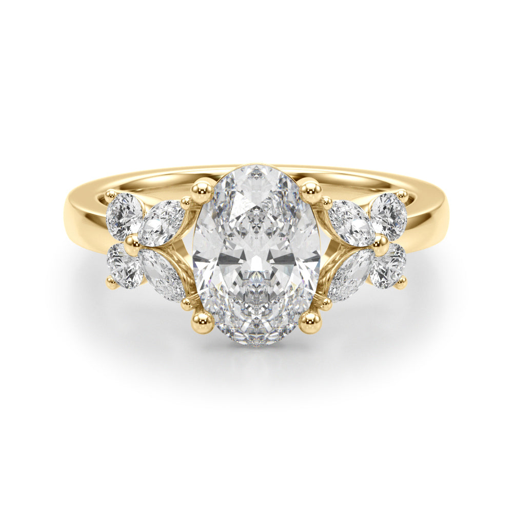 Marquise Cluster Ring