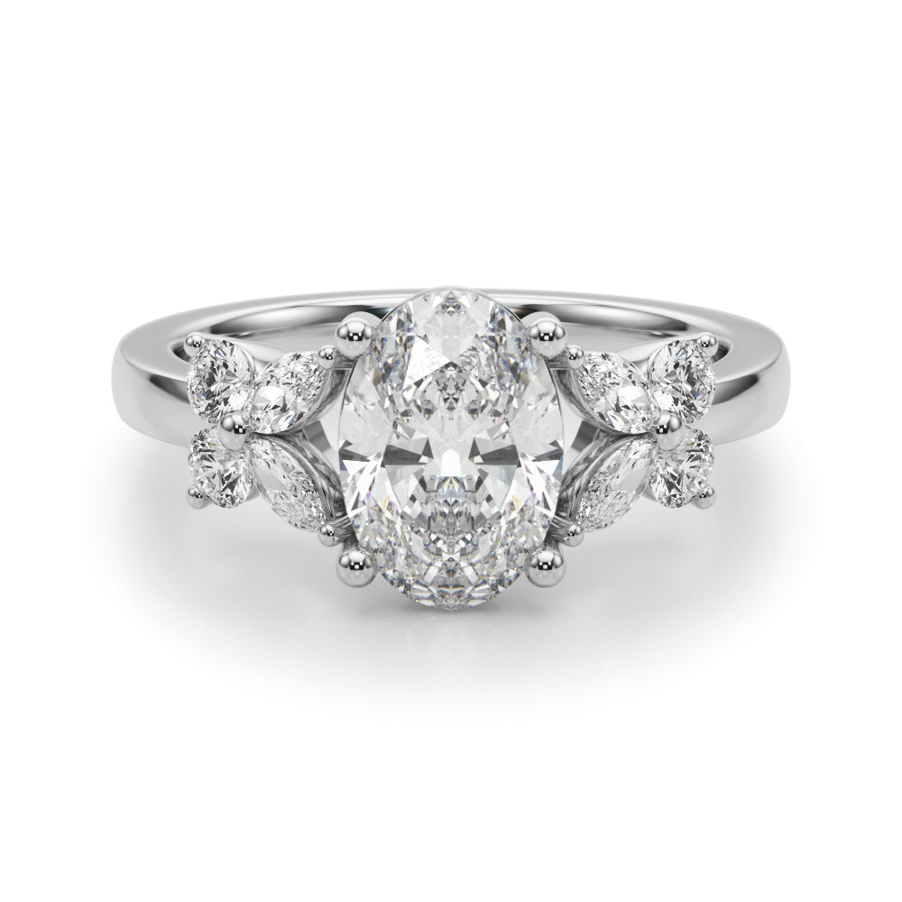Marquise Cluster Ring