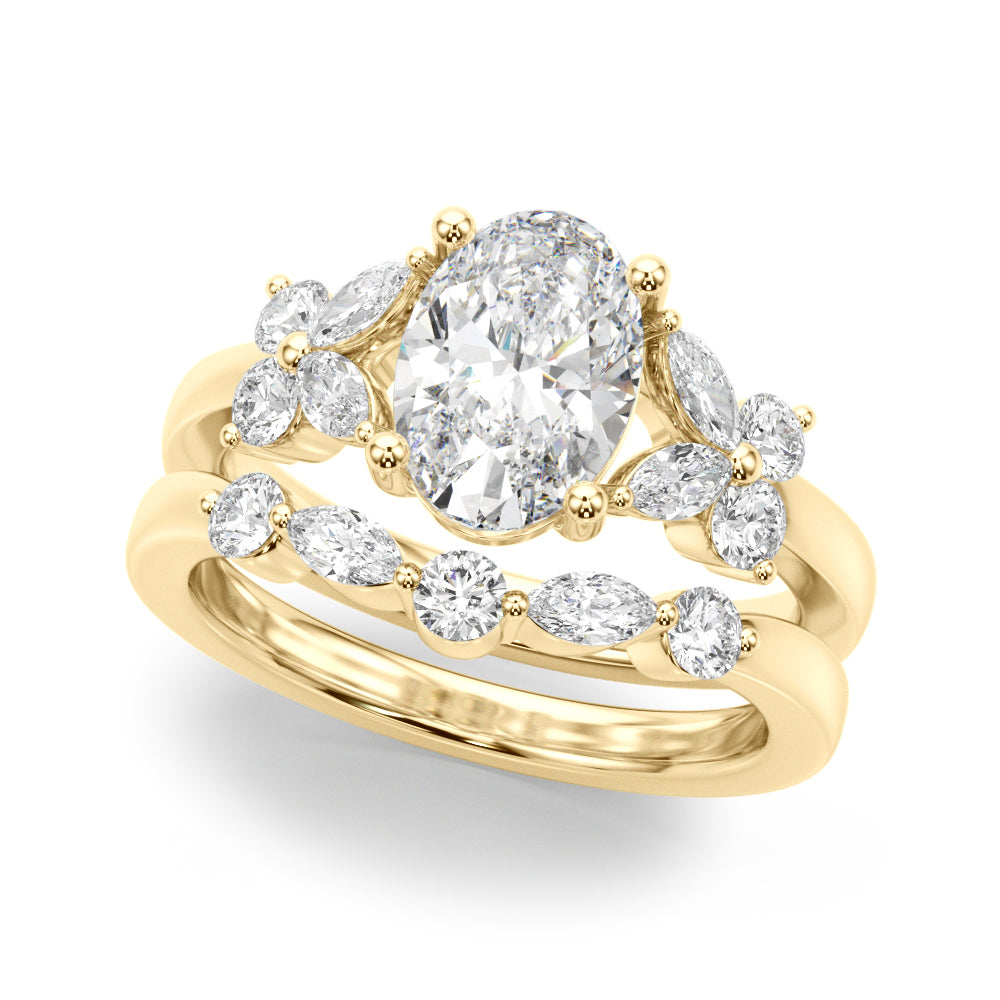 Marquise Cluster Ring