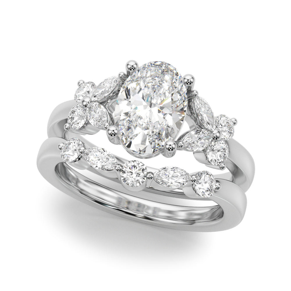 Marquise Cluster Ring