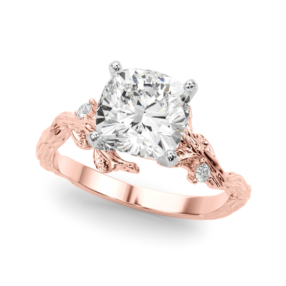 Nature-Inspired Diamond Engagement Ring