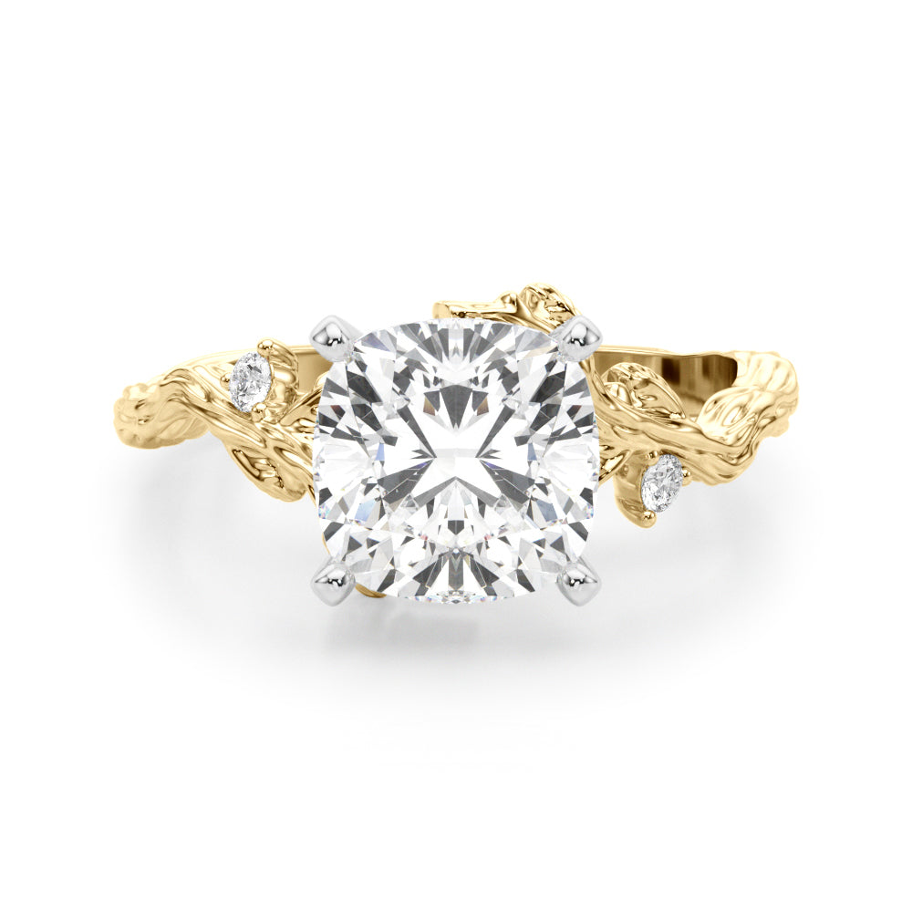 Nature-Inspired Diamond Engagement Ring