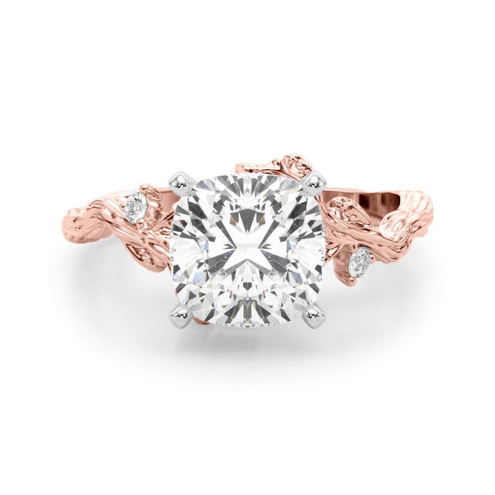Nature-Inspired Diamond Engagement Ring