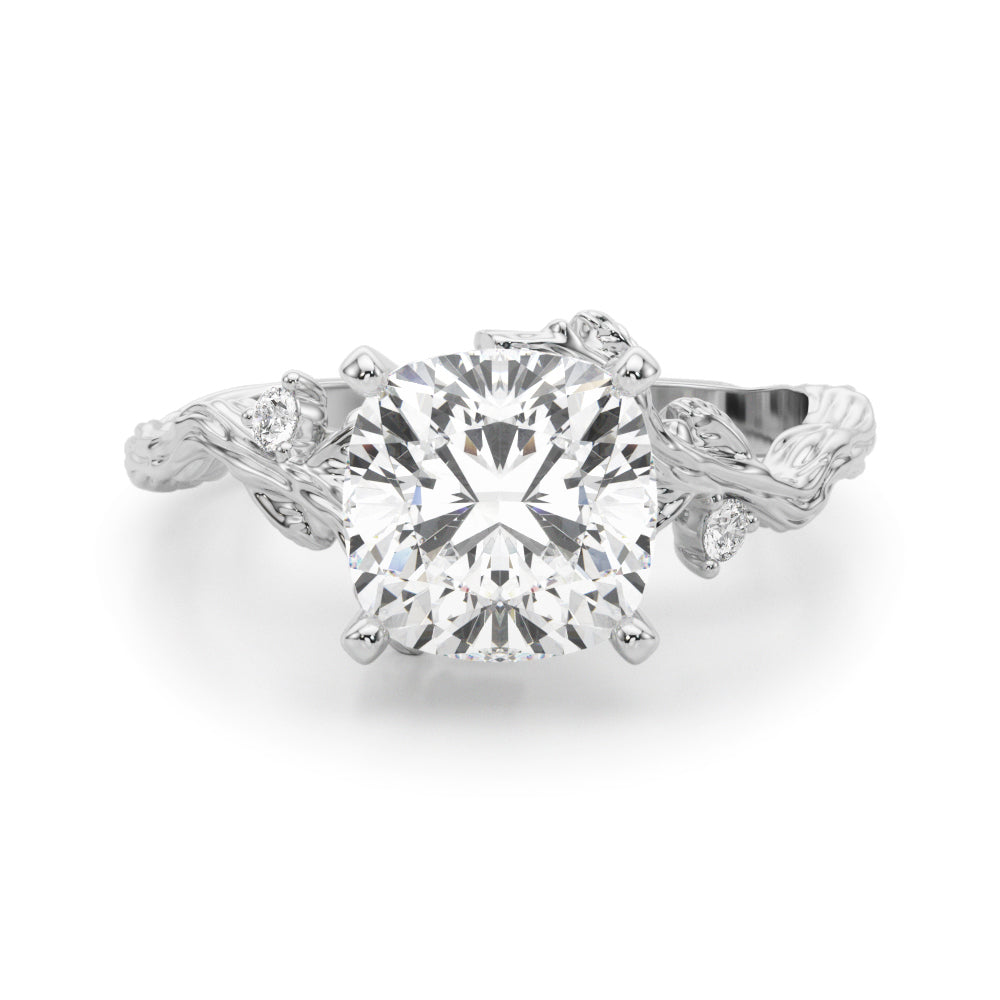 Nature-Inspired Diamond Engagement Ring