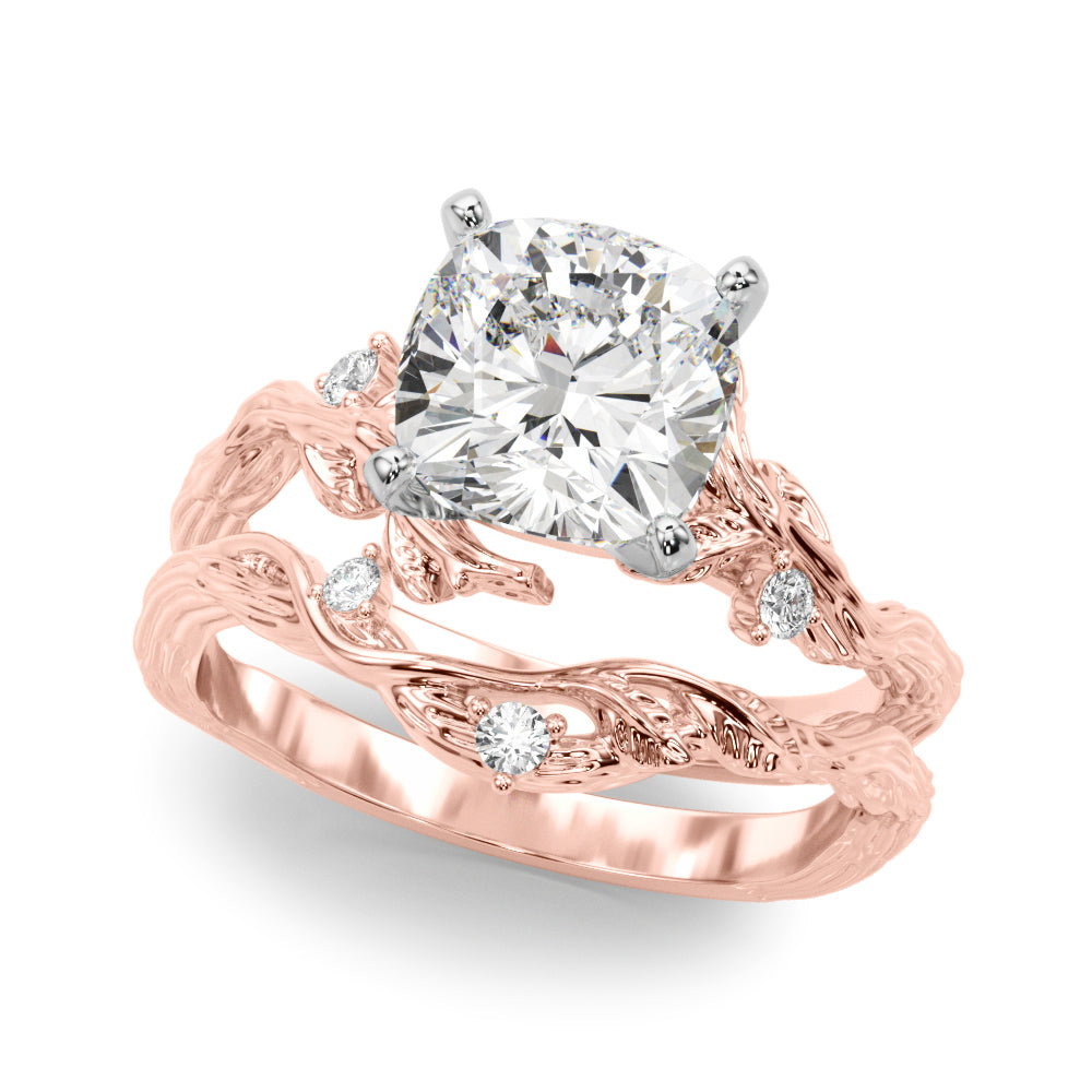 Nature-Inspired Diamond Engagement Ring