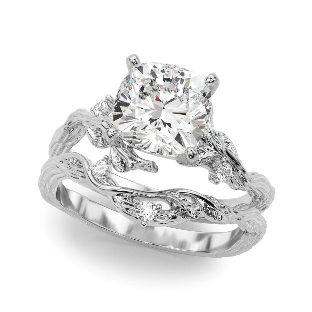 Nature-Inspired Diamond Engagement Ring
