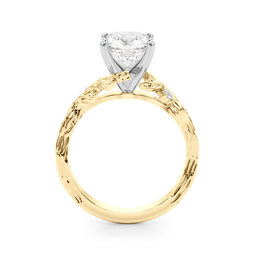 Nature-Inspired Diamond Engagement Ring