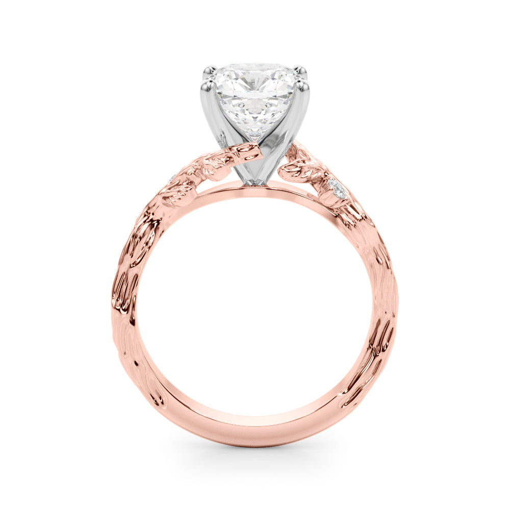 Nature-Inspired Diamond Engagement Ring
