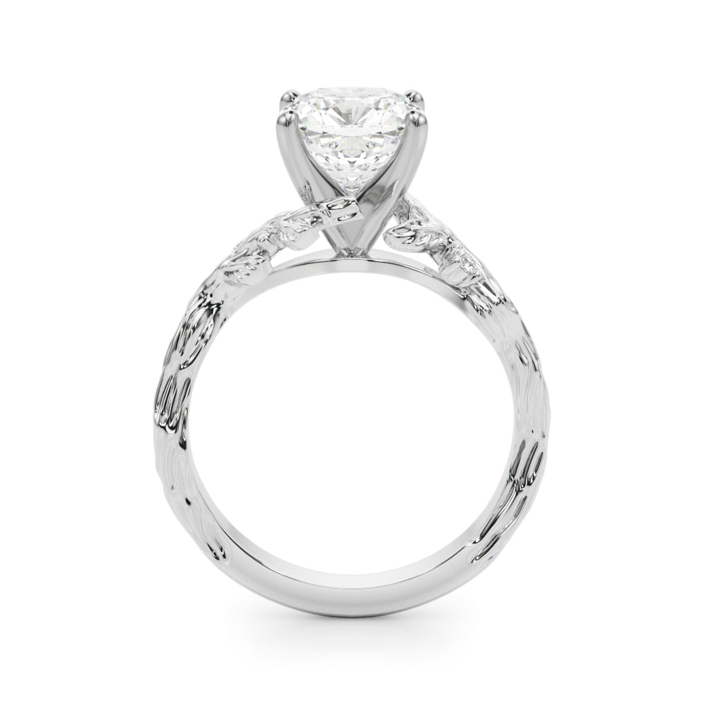 Nature-Inspired Diamond Engagement Ring
