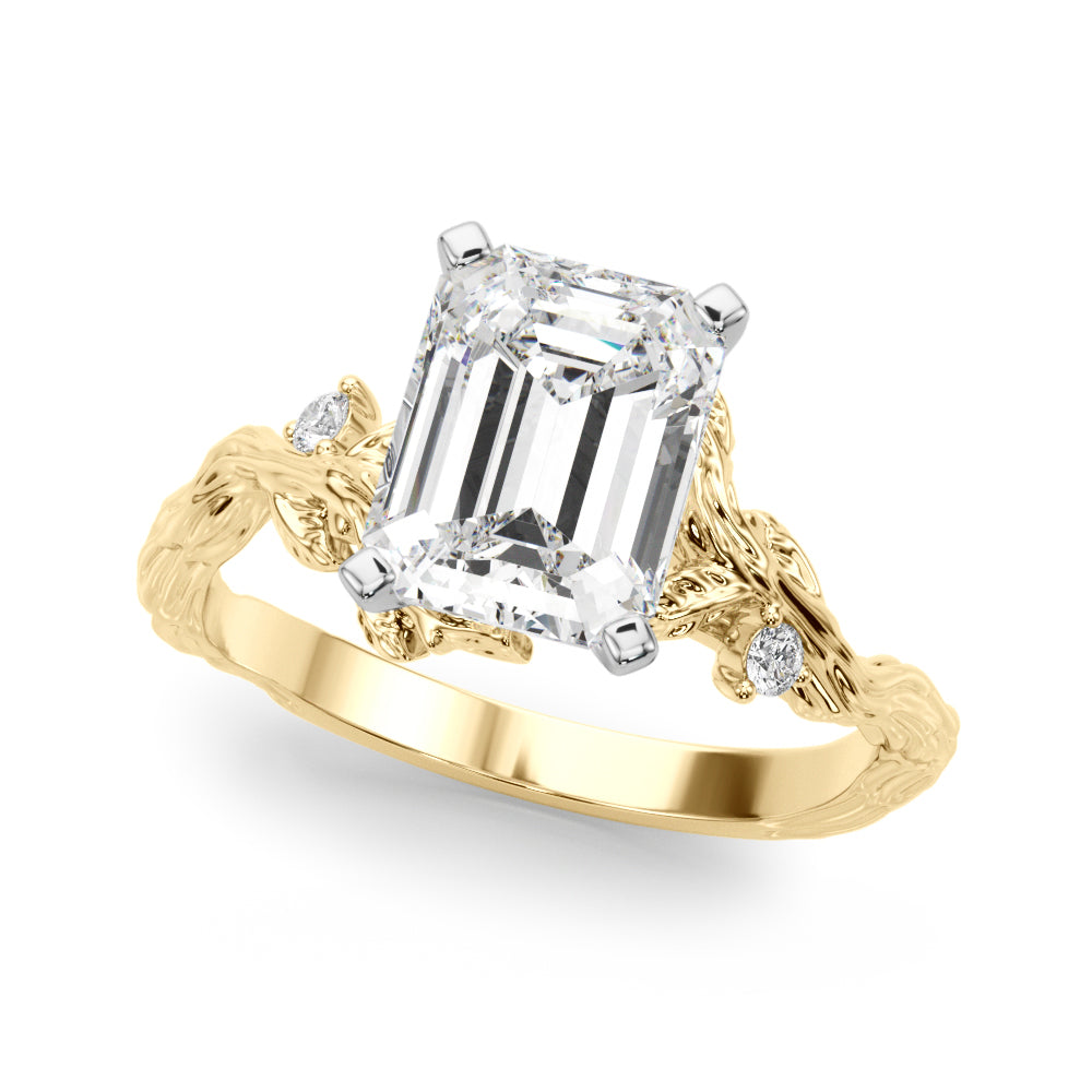 Nature-Inspired Diamond Engagement Ring