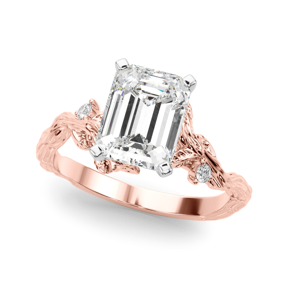 Nature-Inspired Diamond Engagement Ring