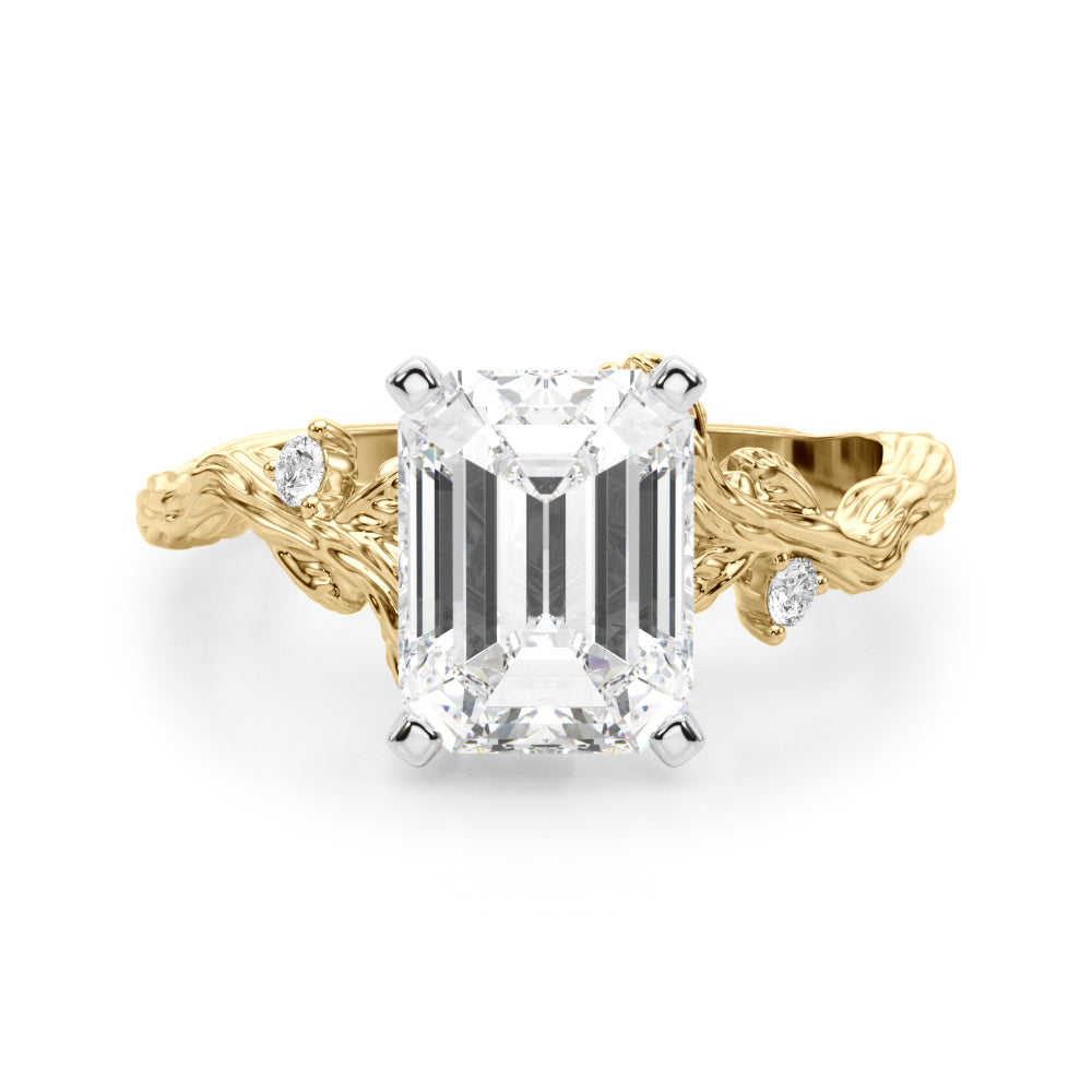 Nature-Inspired Diamond Engagement Ring