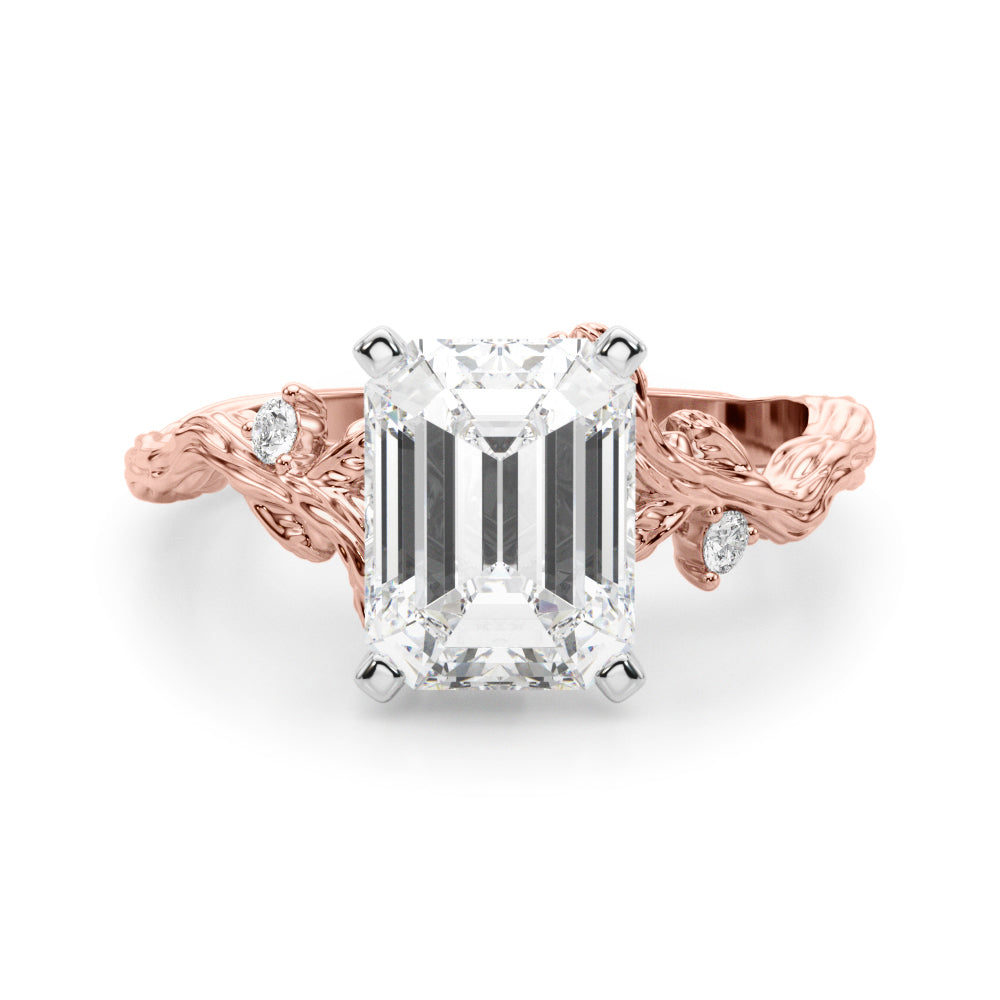 Nature-Inspired Diamond Engagement Ring