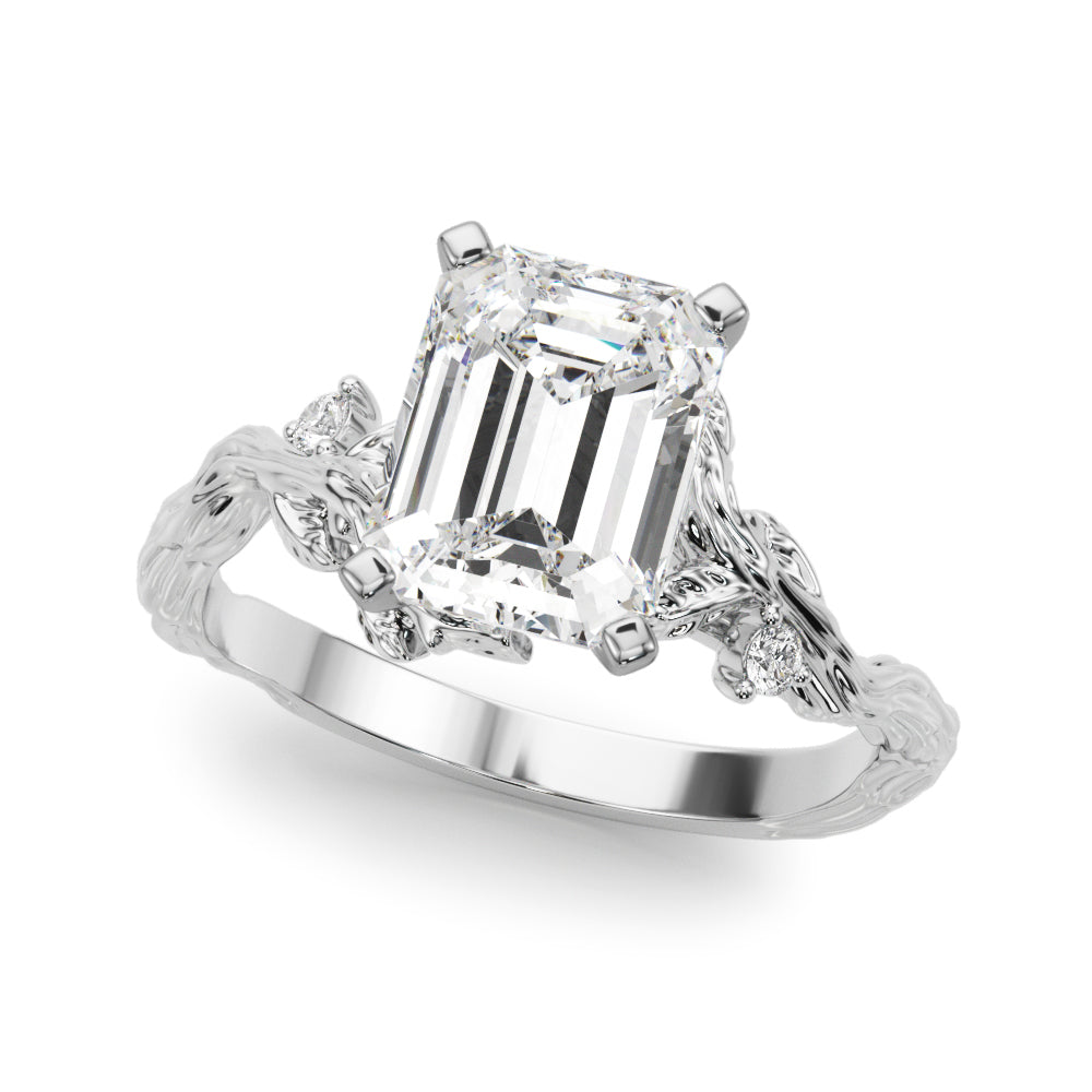 Nature-Inspired Diamond Engagement Ring