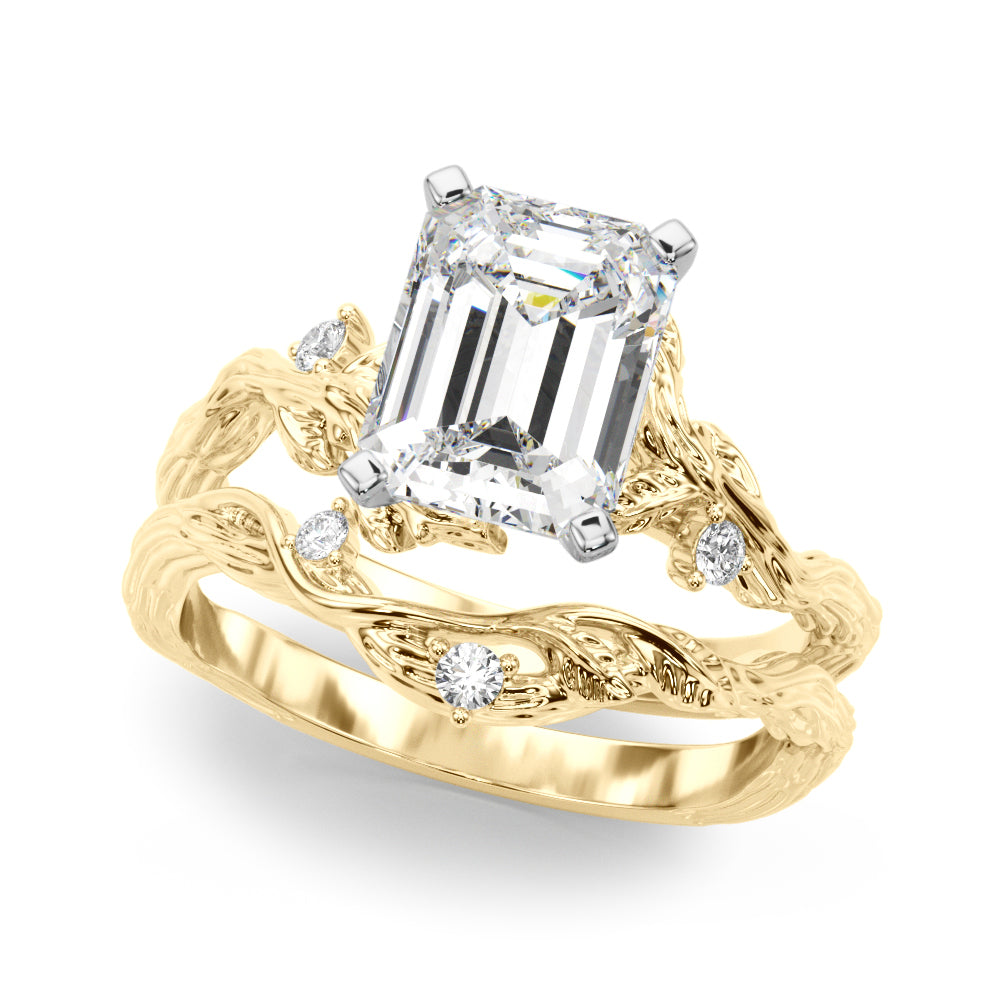 Nature-Inspired Diamond Engagement Ring