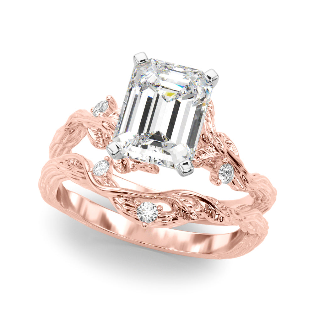 Nature-Inspired Diamond Engagement Ring