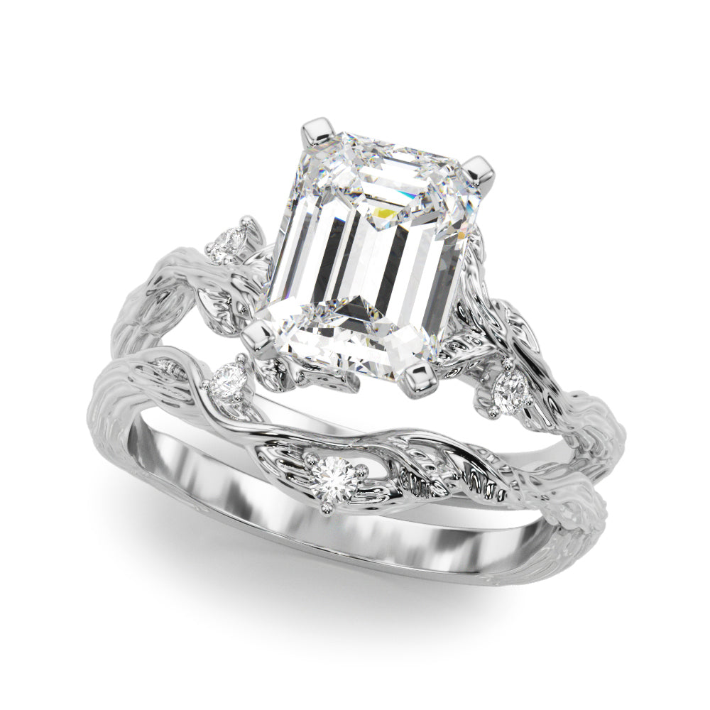 Nature-Inspired Diamond Engagement Ring