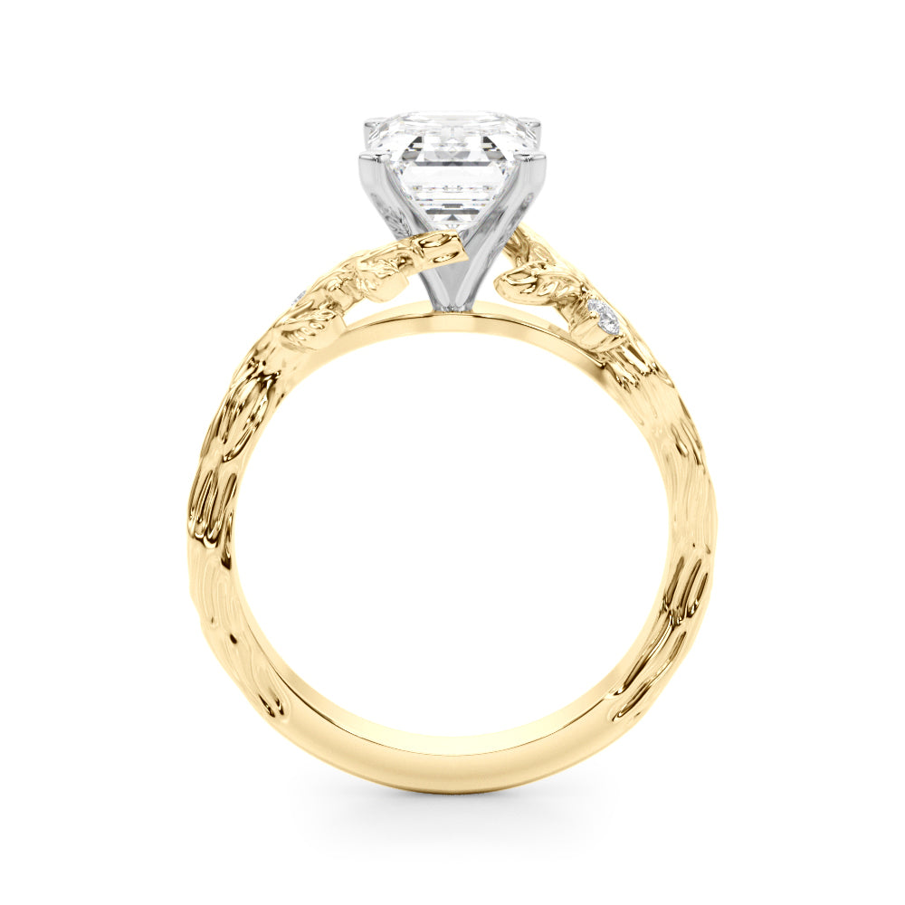 Nature-Inspired Diamond Engagement Ring
