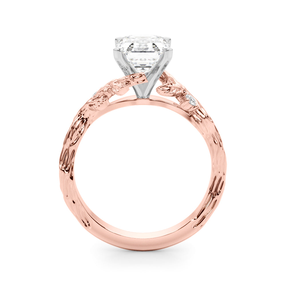 Nature-Inspired Diamond Engagement Ring